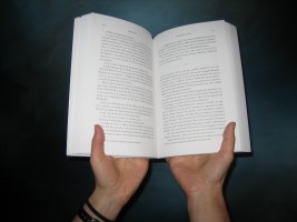Holding the paperback edition of your book in your hand